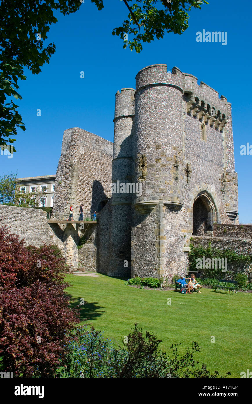 Lewes Castle Stockfoto