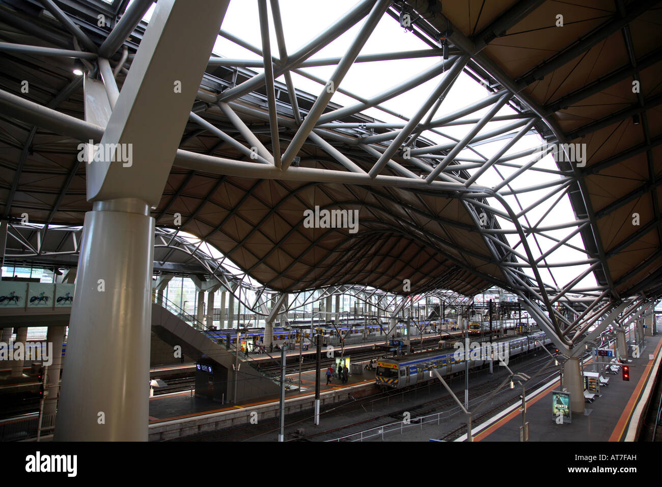 Southern Cross Station Melbourne Australien Stockfoto