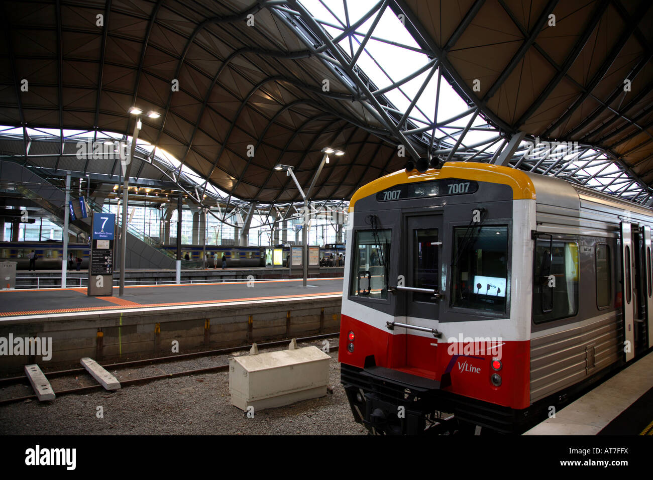 Southern Cross Station Melbourne Australien Stockfoto