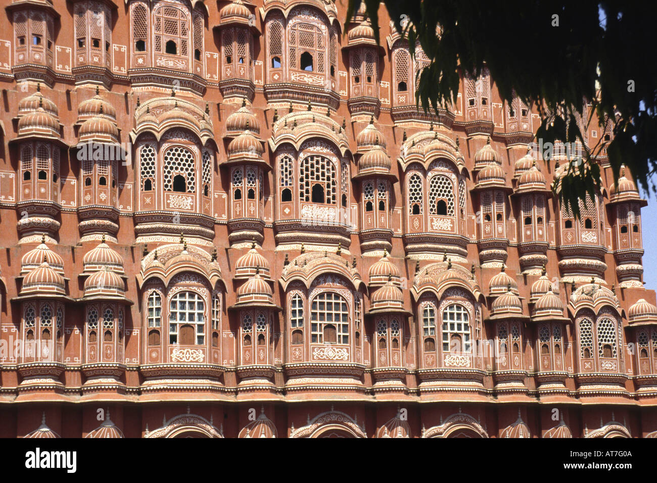 Hawa Mahal "Palast der Winde" in Jaipur, Indien Stockfoto