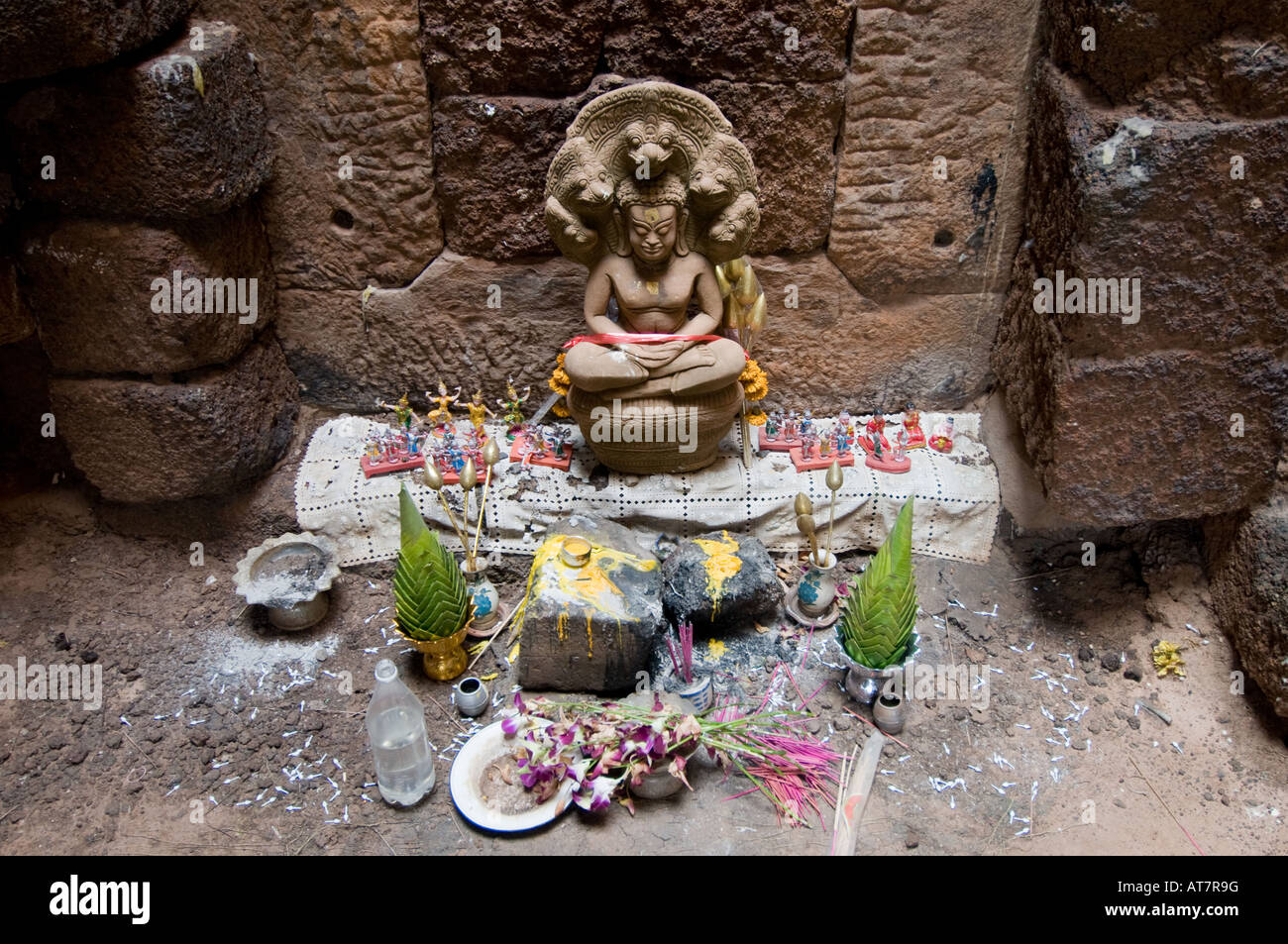 Prasat Nang Ram Khmer 11. Jahrhunderts Ruinen im Isan-Nord-Ost-Thailand Stockfoto