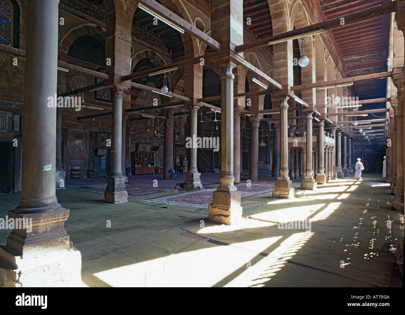 Qibla Gebetshalle, Moschee von al-Maridani, Kairo, Ägypten Stockfoto