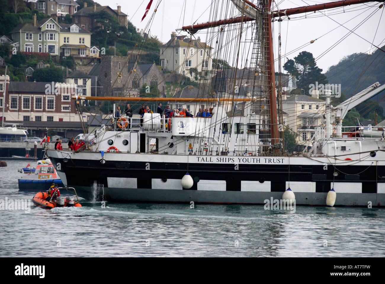 "Windjammer"Prince William","River Dart"^ Dartmouth" Stockfoto