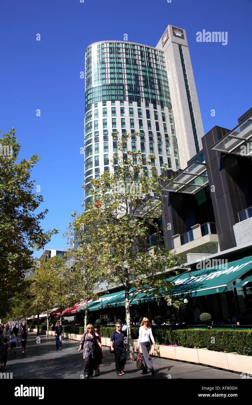 Crown Casino Southbank Melbourne Australien Stockfoto