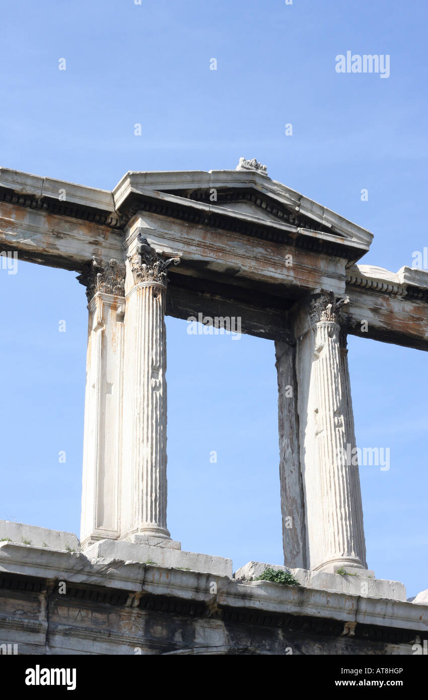 Toren des Olympischen Zeus Tempel Stockfoto