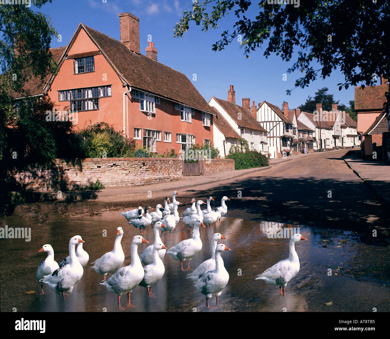 GB - SUFFOLK: Kersey Stockfoto