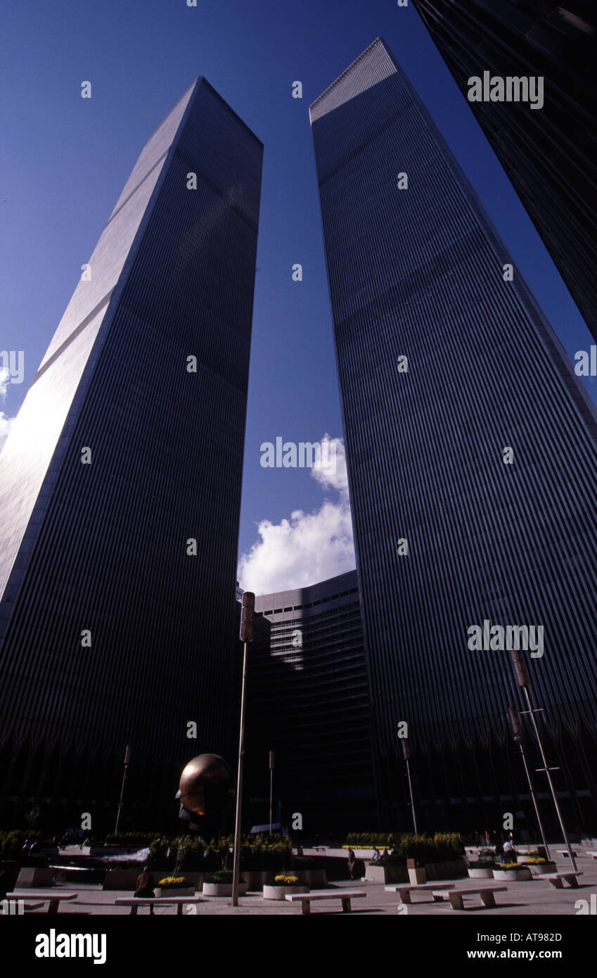 Twin Towers-New York-USA Stockfoto