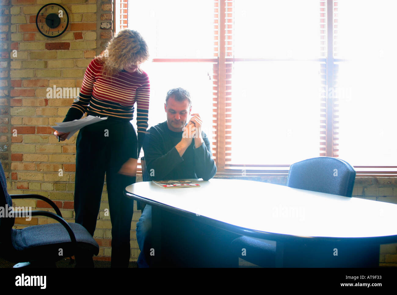 Schnelle Bestätigung auf eine knifflige Lösung für ein kritisches Design-problem Stockfoto