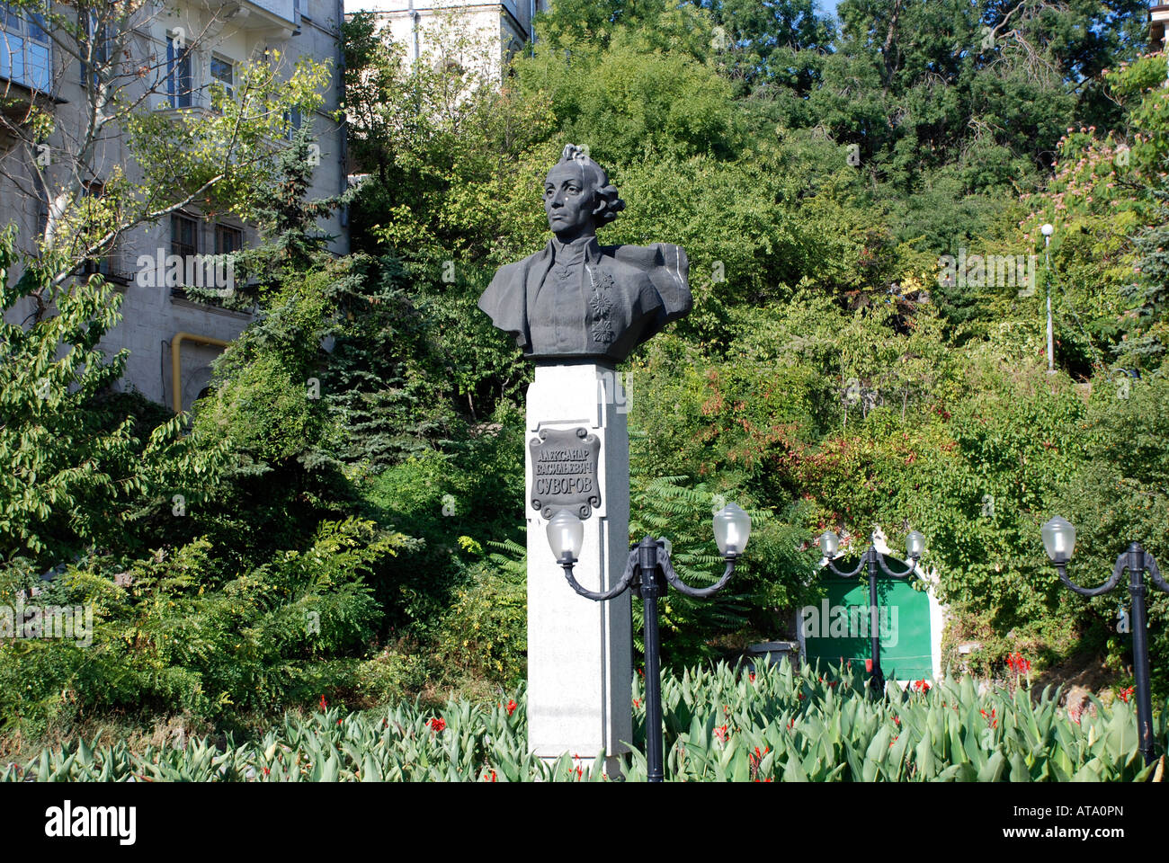 Denkmal von A V Suworow Sewastopol Ukraine Stockfoto