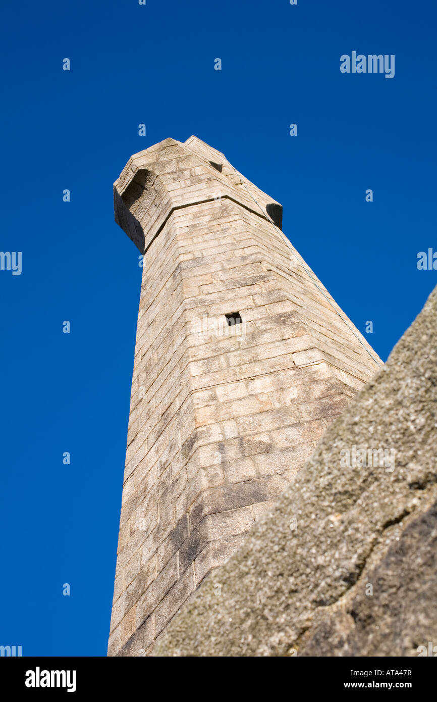 Basset s Denkmal auf Carn Brea Camborne cornwall Stockfoto