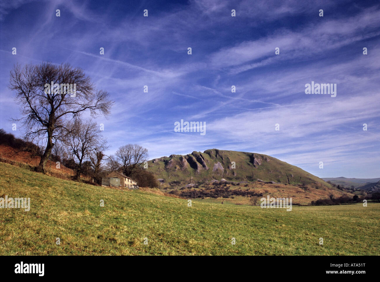 Chrom Hill in der Nähe von Buxton, Nationalpark Peak District, Derbyshire Stockfoto