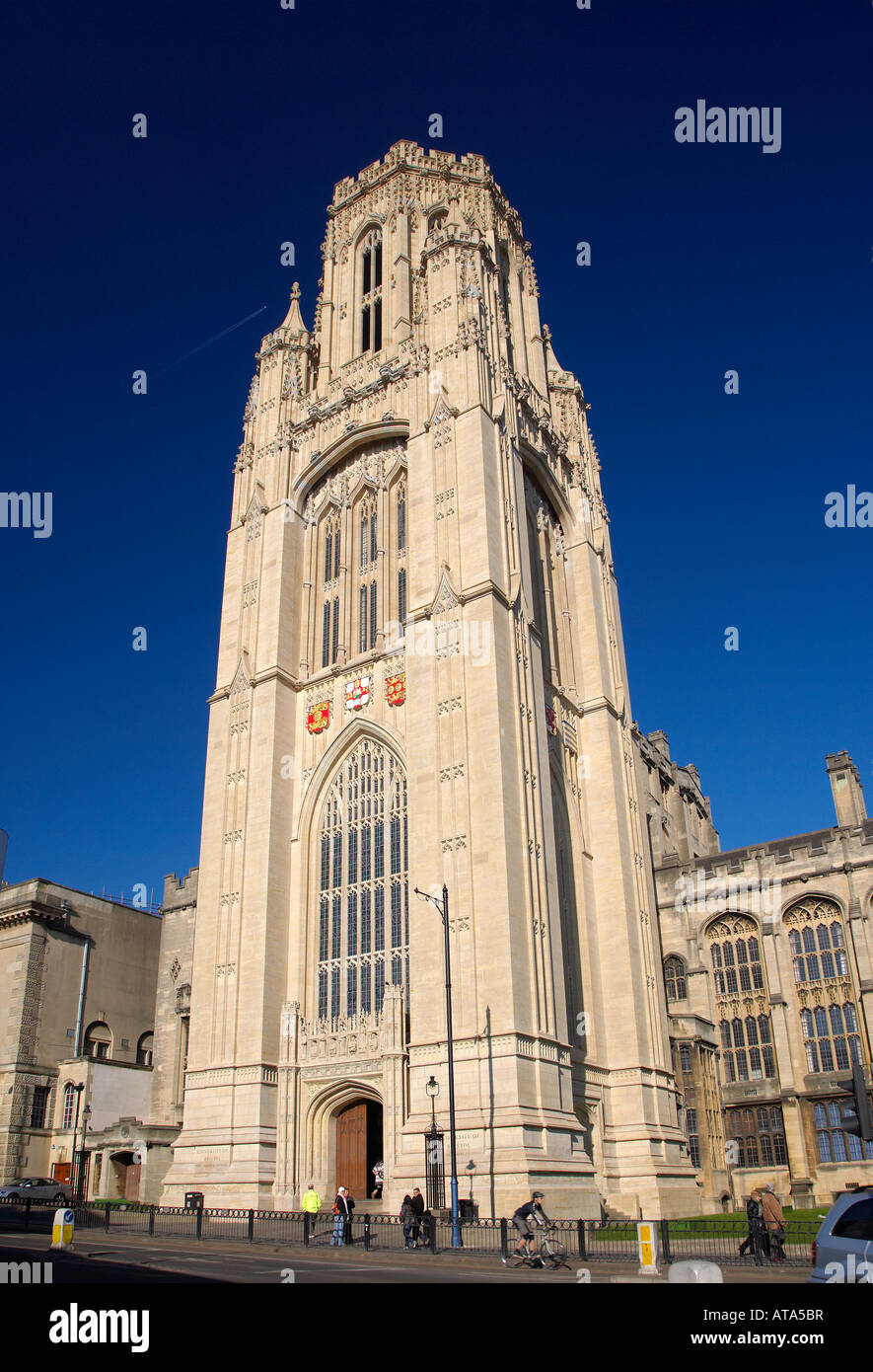 Wills Memorial Building, University of Bristol, Bristol Avon England UK Stockfoto