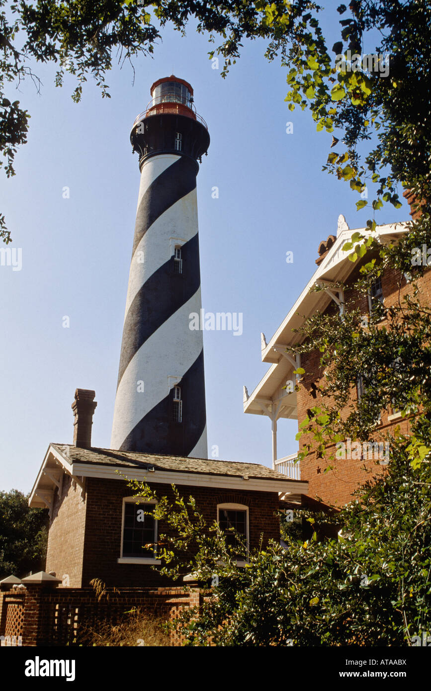 St. Augustine Lighthouse in St. Augustine Florida USA Stockfoto