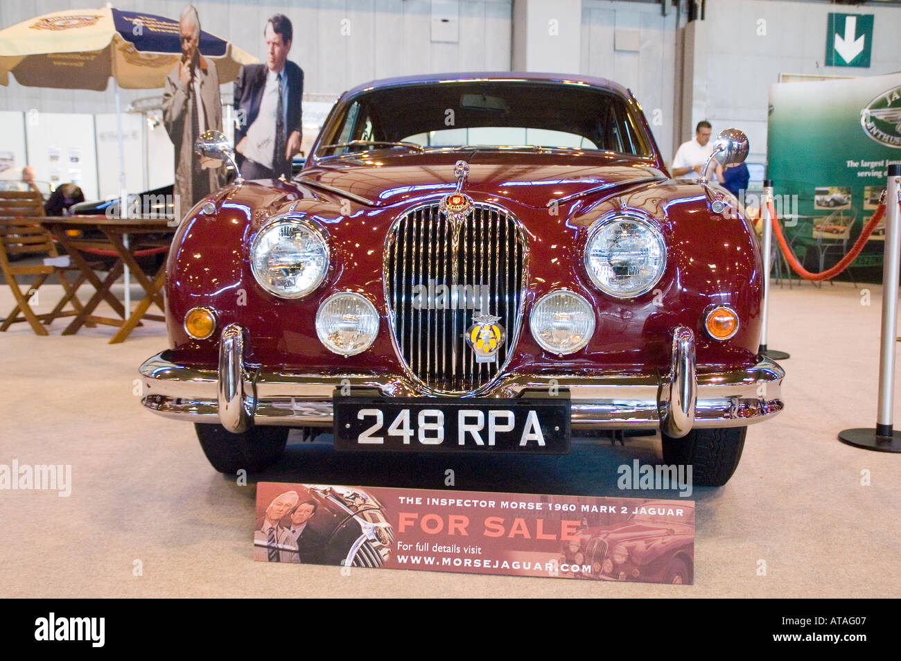 Morse Jaguar Mk II auf klassische Show 2005, NEC Birmingham Stockfoto