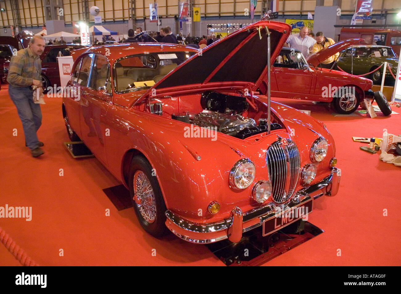 Concours Jaguar Mk II bei klassischen Show 2005 NEC Birmingham UK Stockfoto