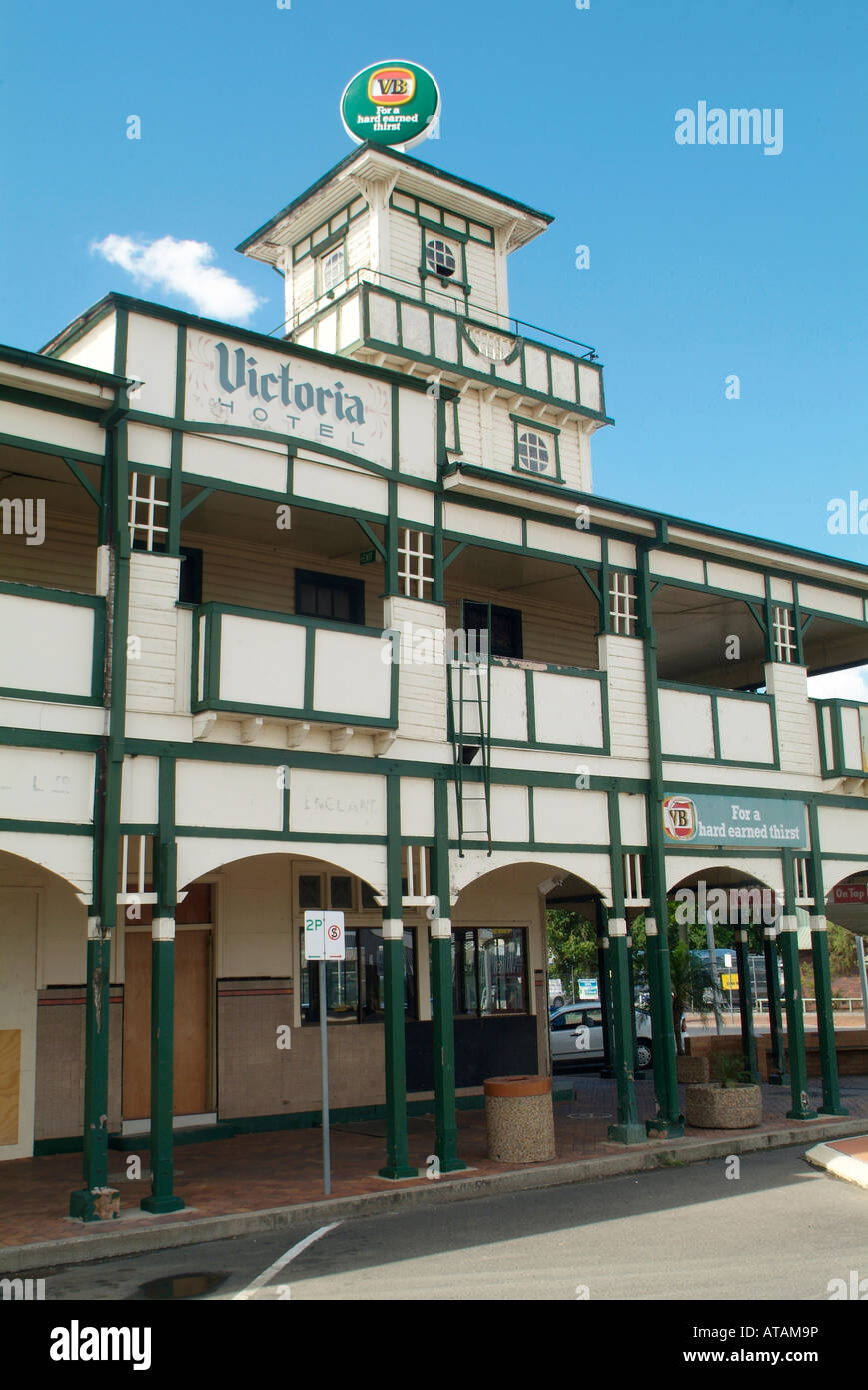 Australien Queensland Goondiwindi historische Victoria Hotel 1898 Foto von Bruce Miller 2007 Stockfoto