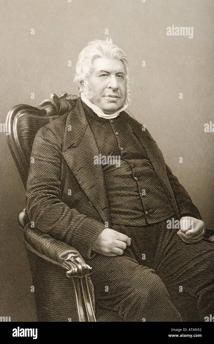 Walter Farquhar Hook, 1798 - 1875. Vikar von Leeds und Dekan von Chichester. Stockfoto