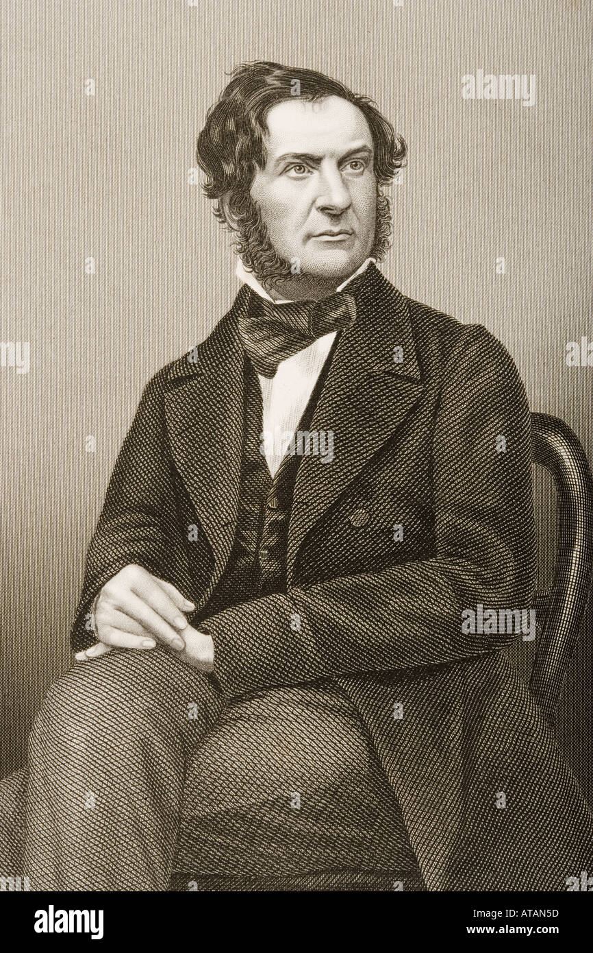 William Ewart Gladstone 1809 bis 1898. Englische Staatsmann und drei timesPrime Minister von Großbritannien. Stockfoto