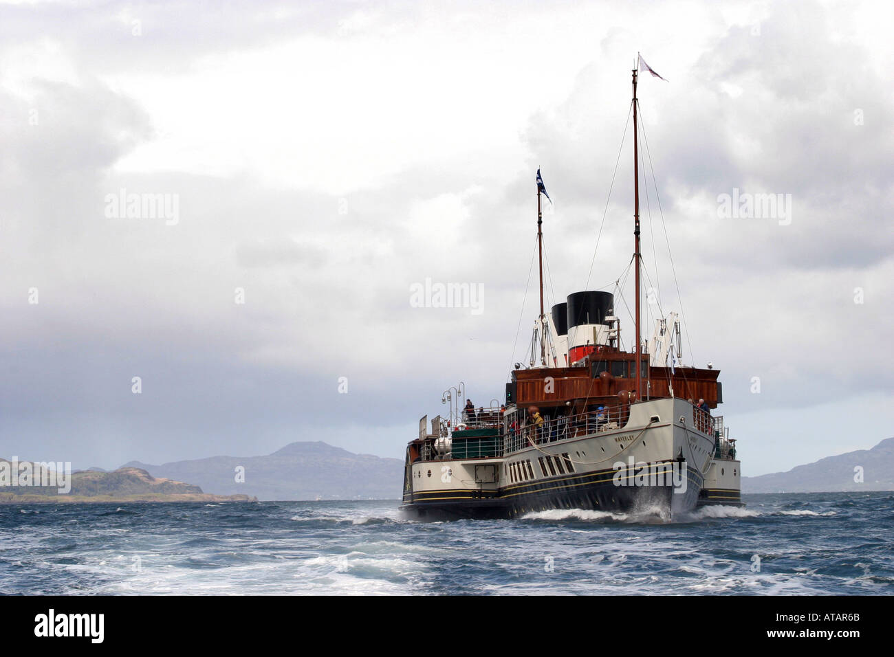 Dampf-Schiff Waverley, Tobermory, Isle of Mull, Schottland Stockfoto