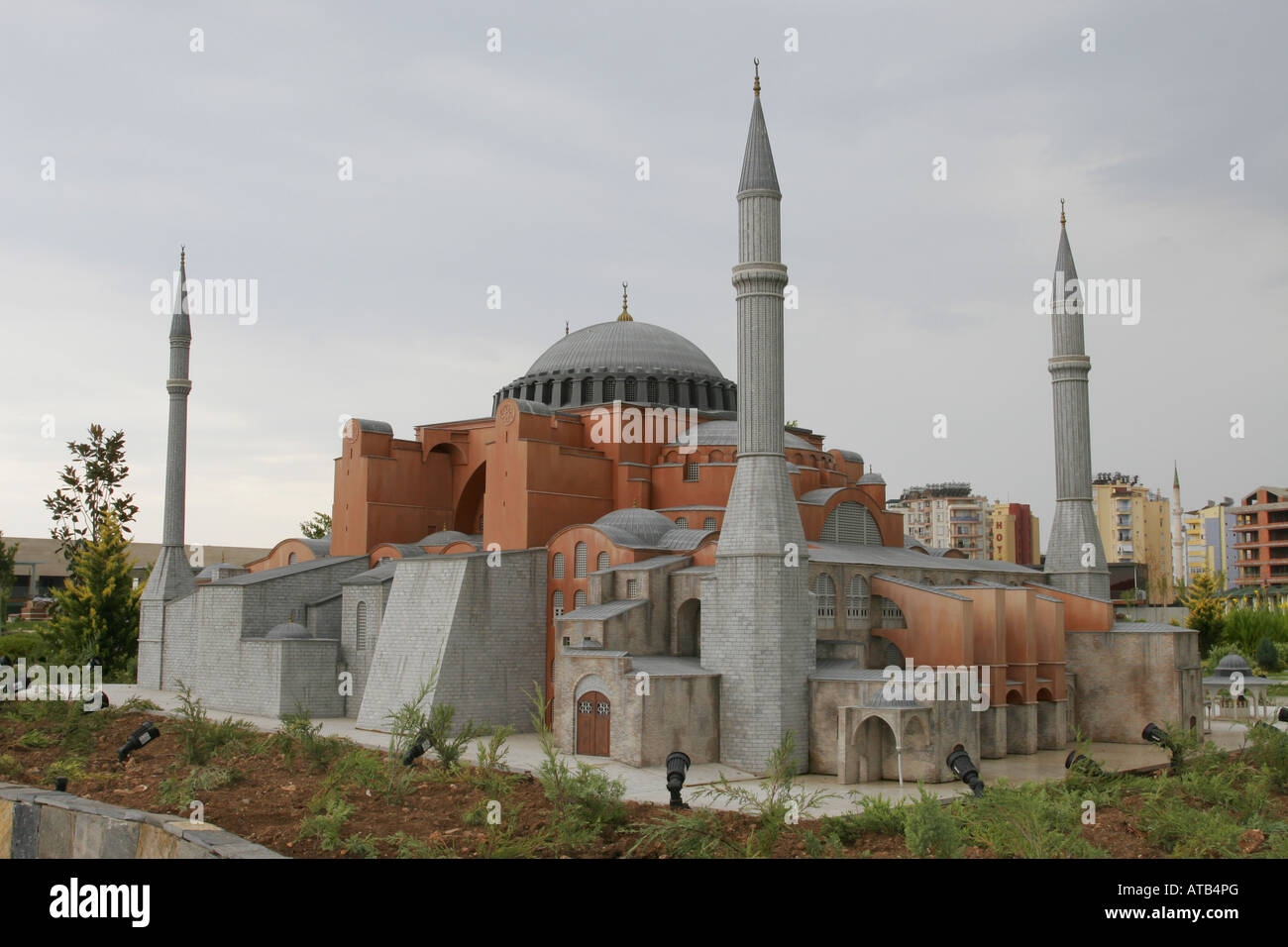 Zwerg von Aya Sofya Moschee, Aya Sofya Cami, Türkei, Istanbul Stockfoto