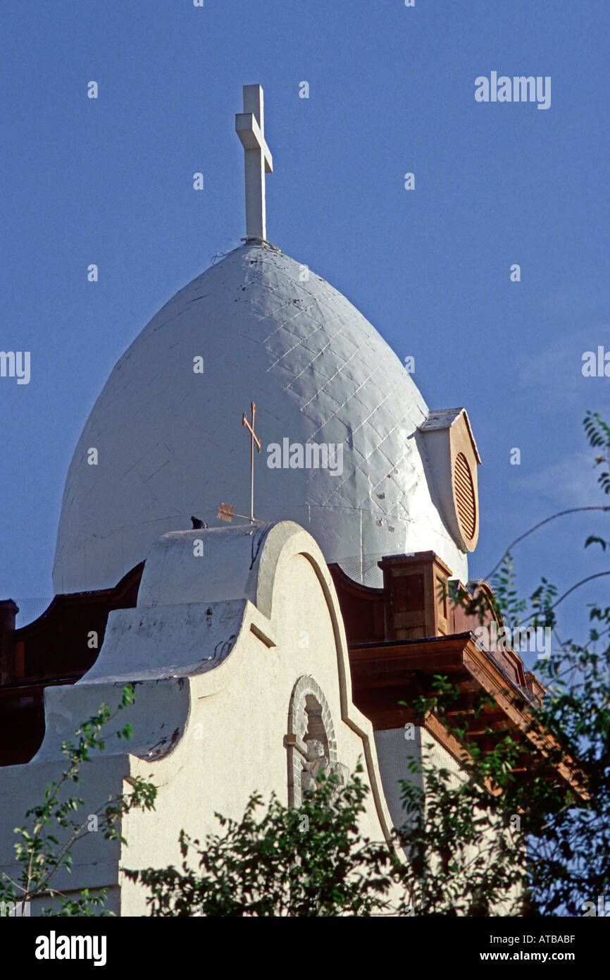 Mission der Kirche auf die Gleichung Indian Reservation El Paso Texas Ysleta-Mission Stockfoto