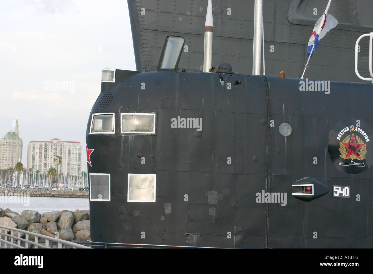 Russische u-Boot, Long Beach CA Stockfoto