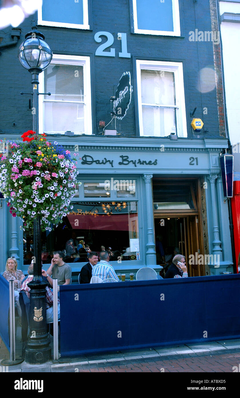 Davy Byrnes Pub.Dublin Irland in James Joyces Ulysses vorgestellt Stockfoto