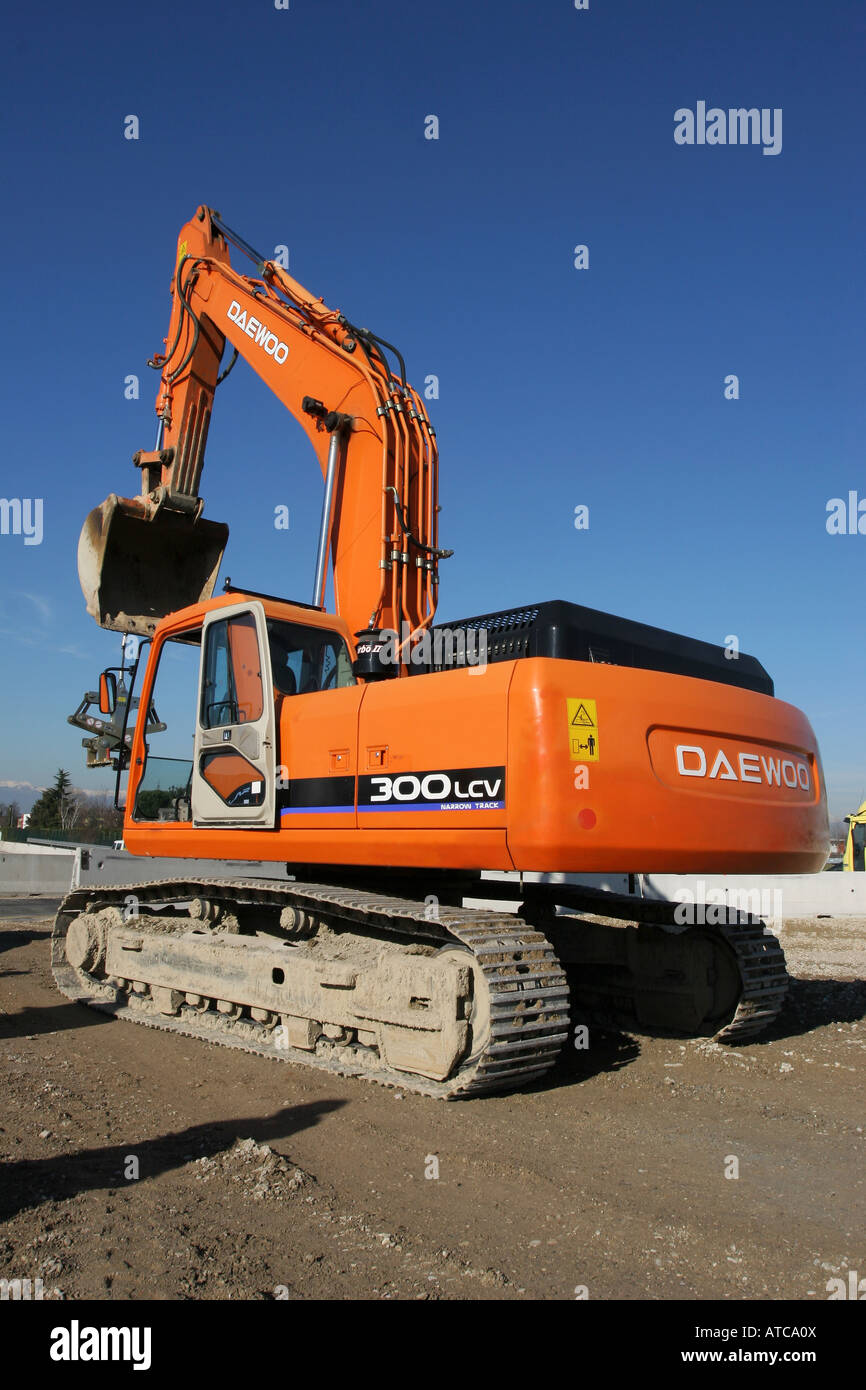 Mechanischen Bagger Stockfoto