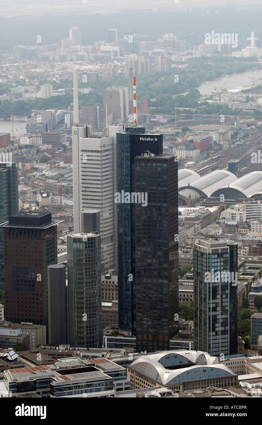 Stadtbild von Frankfurt am Main, Deutschland Stockfoto