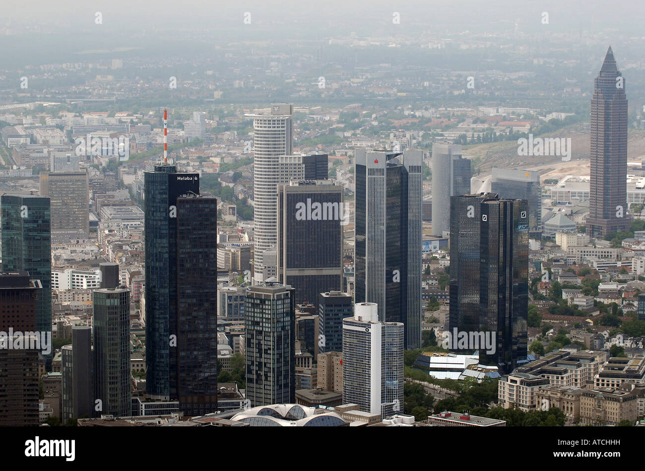 Stadtbild von Frankfurt am Main, Deutschland Stockfoto