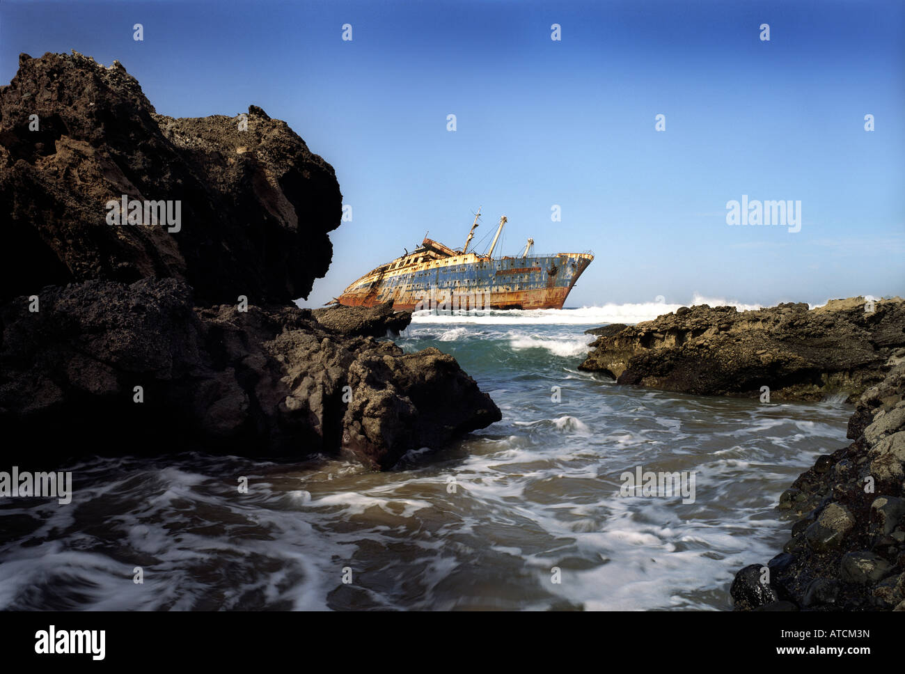 Ökologische Katastrophe Stockfoto