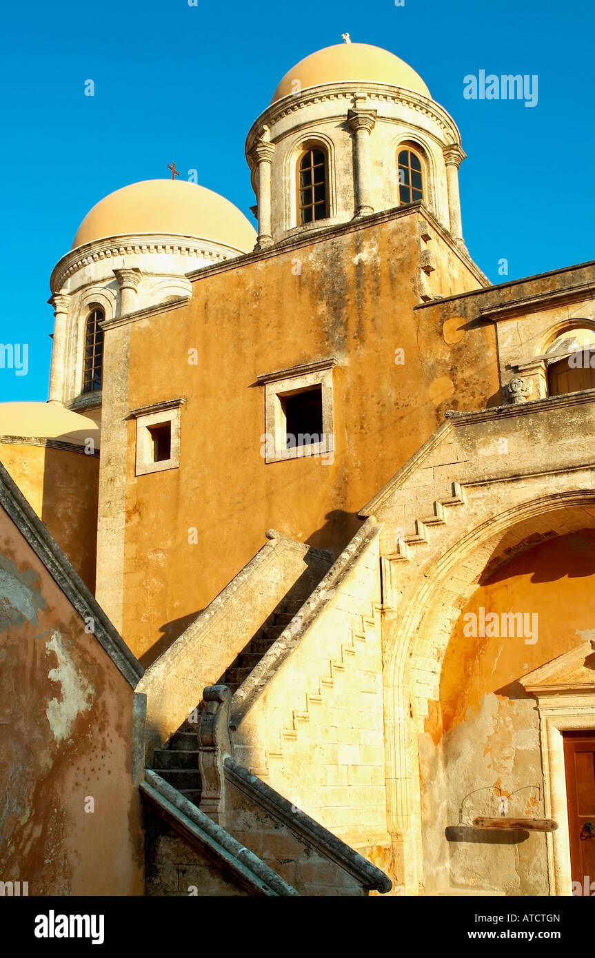 Ein Kloster in Chania, Crete Stockfoto