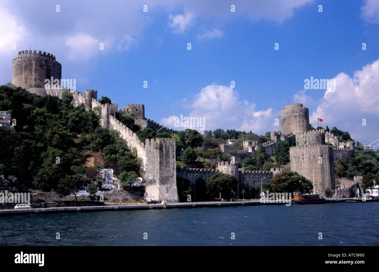 Türkei Istanbul Bosporus Burg Rumeli Festung Stockfoto