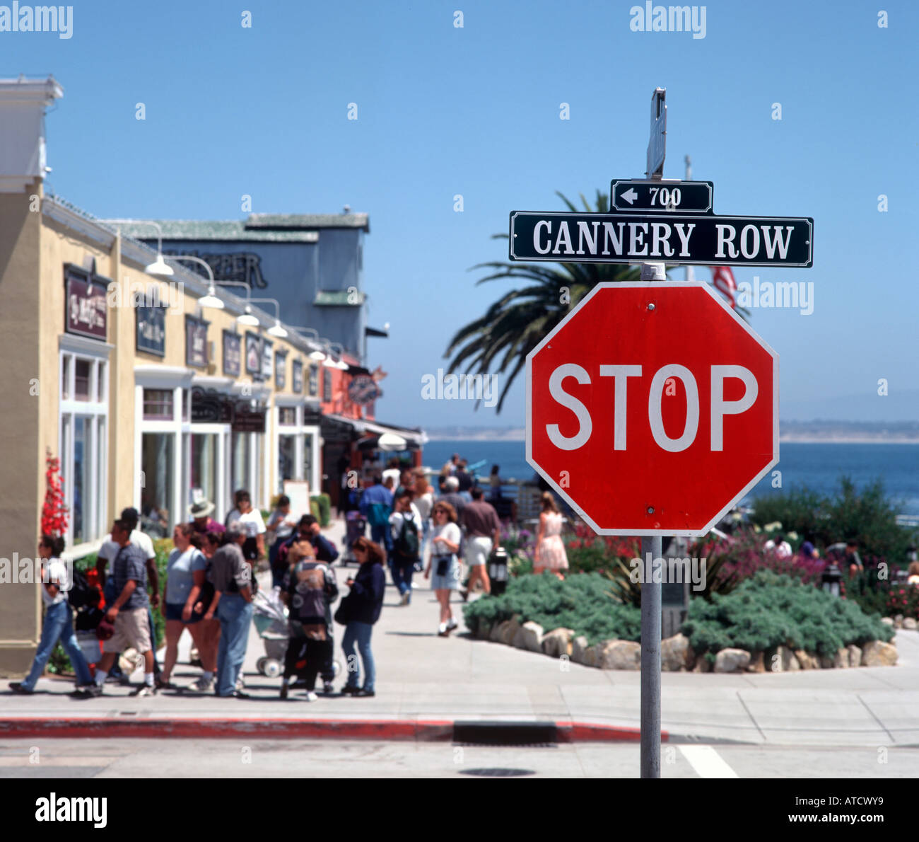 Cannery Row, Monterey, West Coast, Kalifornien, USA Stockfoto