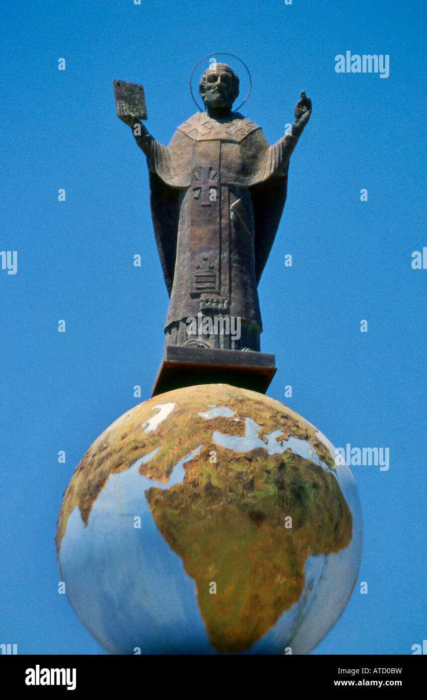 Statue von St. Nicholas Noel Baba Demre Türkei Stockfoto