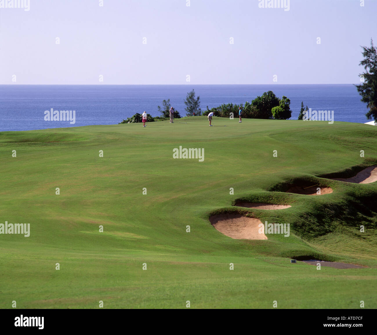 Port Royal Golfplatz Bermuda Stockfoto