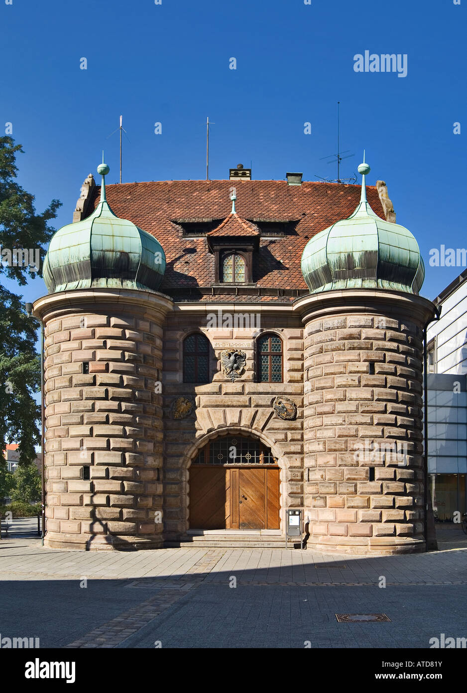 Tor, Nürnberg, Deutschland Stockfoto