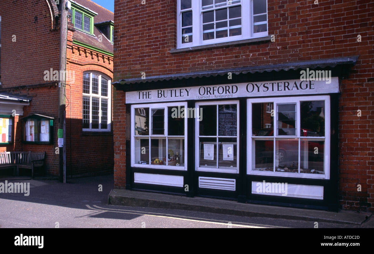 Butley Oysterage Restaurant Orford Suffolk England Stockfoto