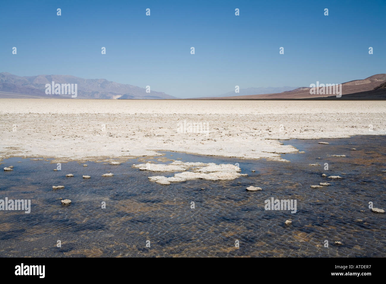 Badwater Basin, Death Valley, Kalifornien, USA Stockfoto