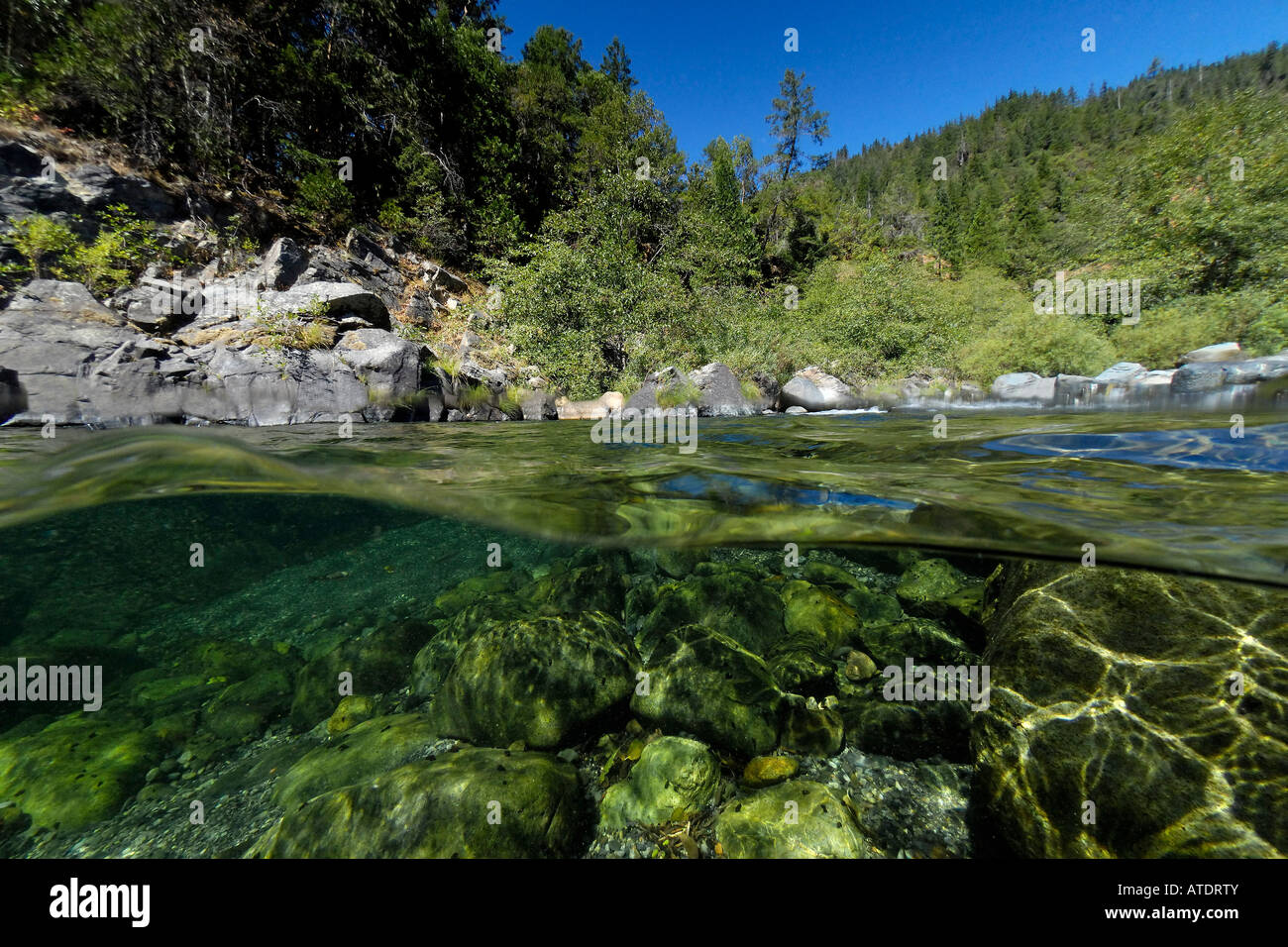 Smith River-Kalifornien Stockfoto