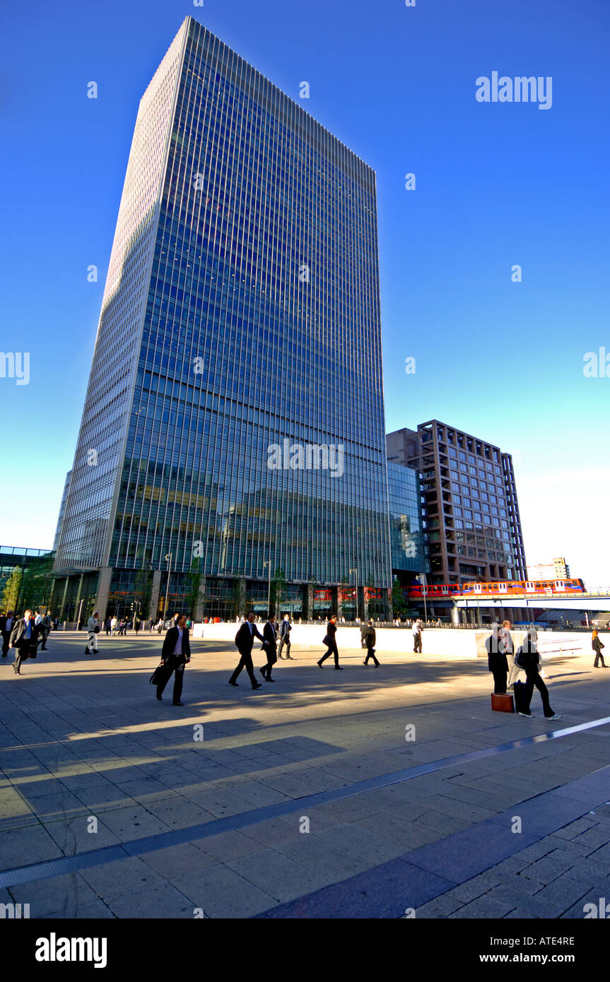 25 Bank Street, Nomura, Canary Wharf Estate, London, Vereinigtes Königreich Stockfoto