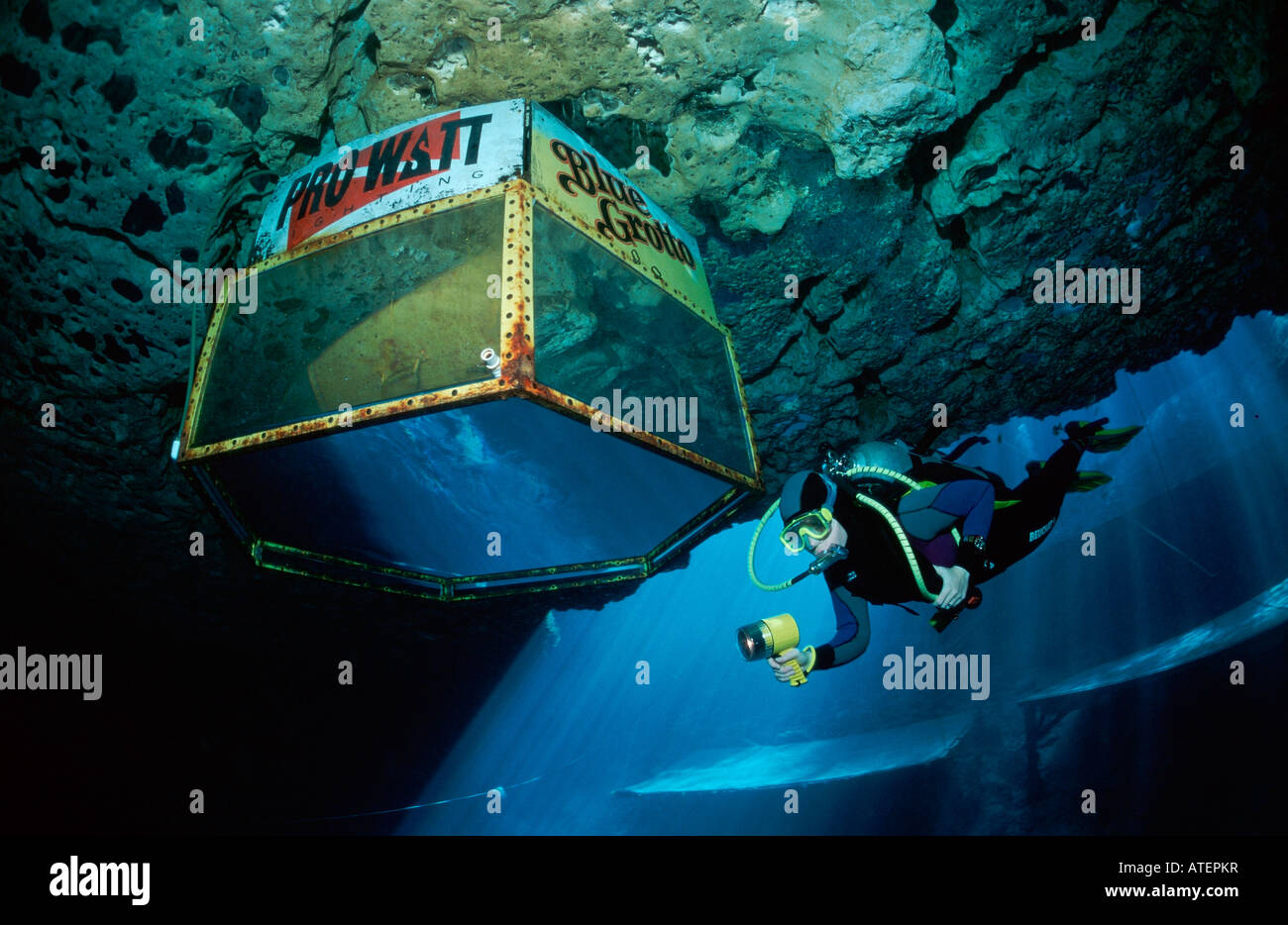 Diver / Taucher Stockfoto