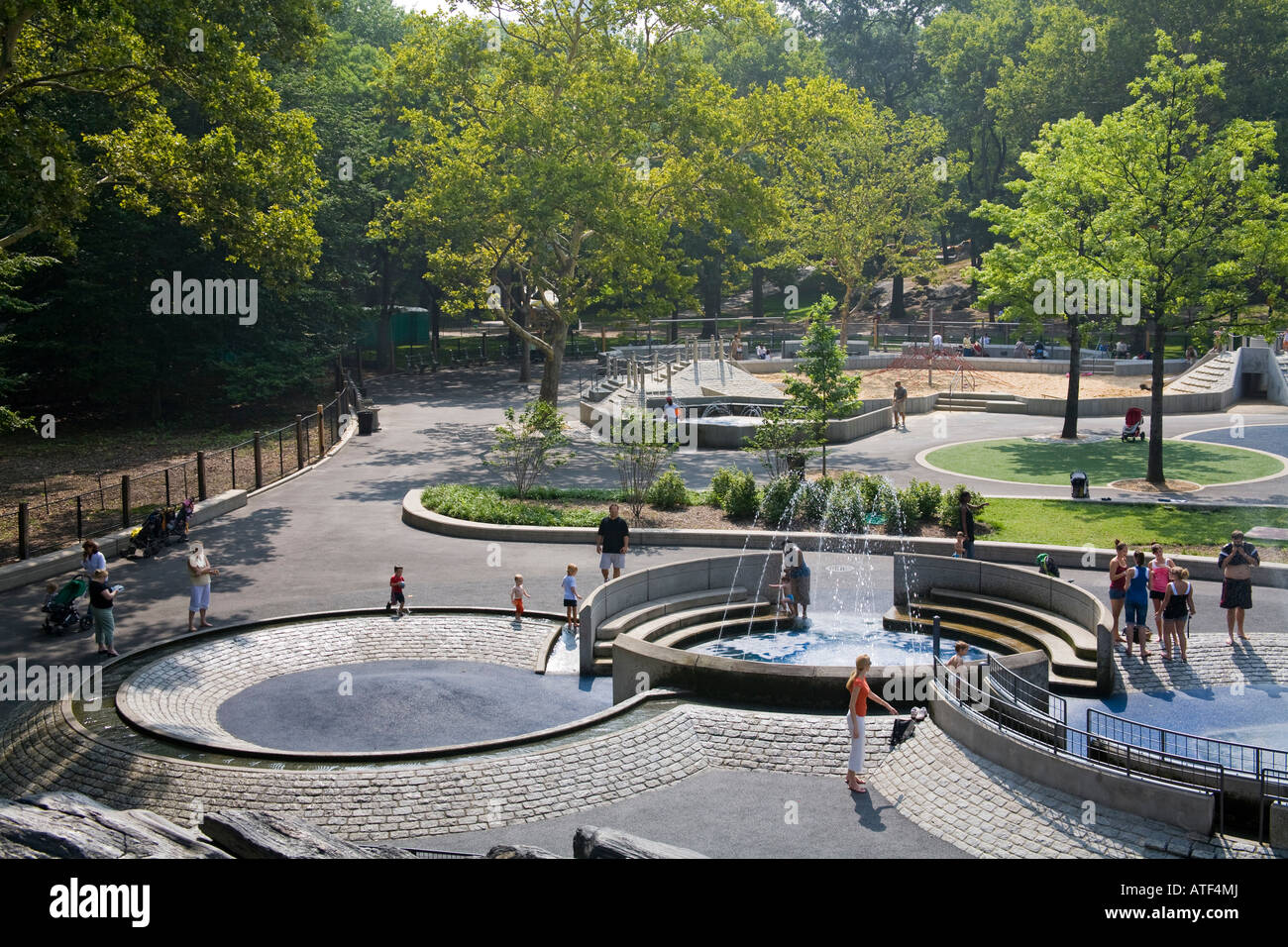 Heckscher Spielplatz, Central Park, Manhattan, New York Stockfotografie