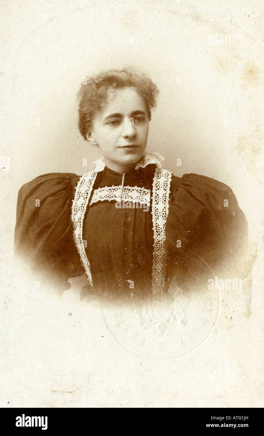 Geschichtsbild Fotografie des 19. Jahrhunderts Stockfoto