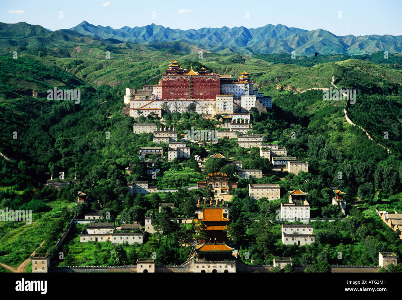 Chengde Tempel der Potaraka Lehre weniger Potala-Palast eines der acht äußeren Tempel Stockfoto