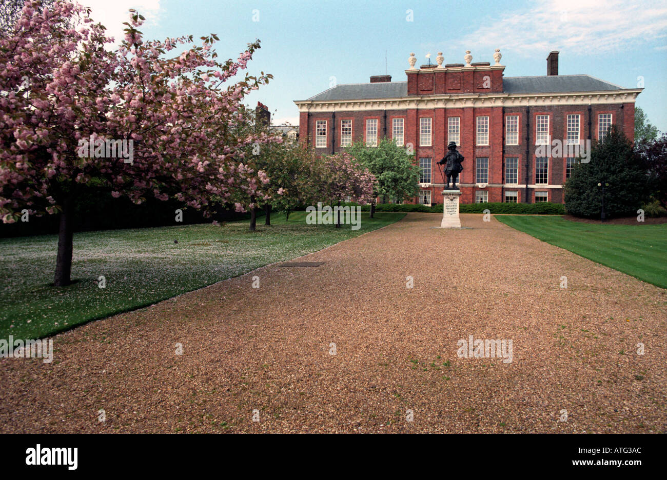 Kensington Palast in London Hyde Park Stockfoto