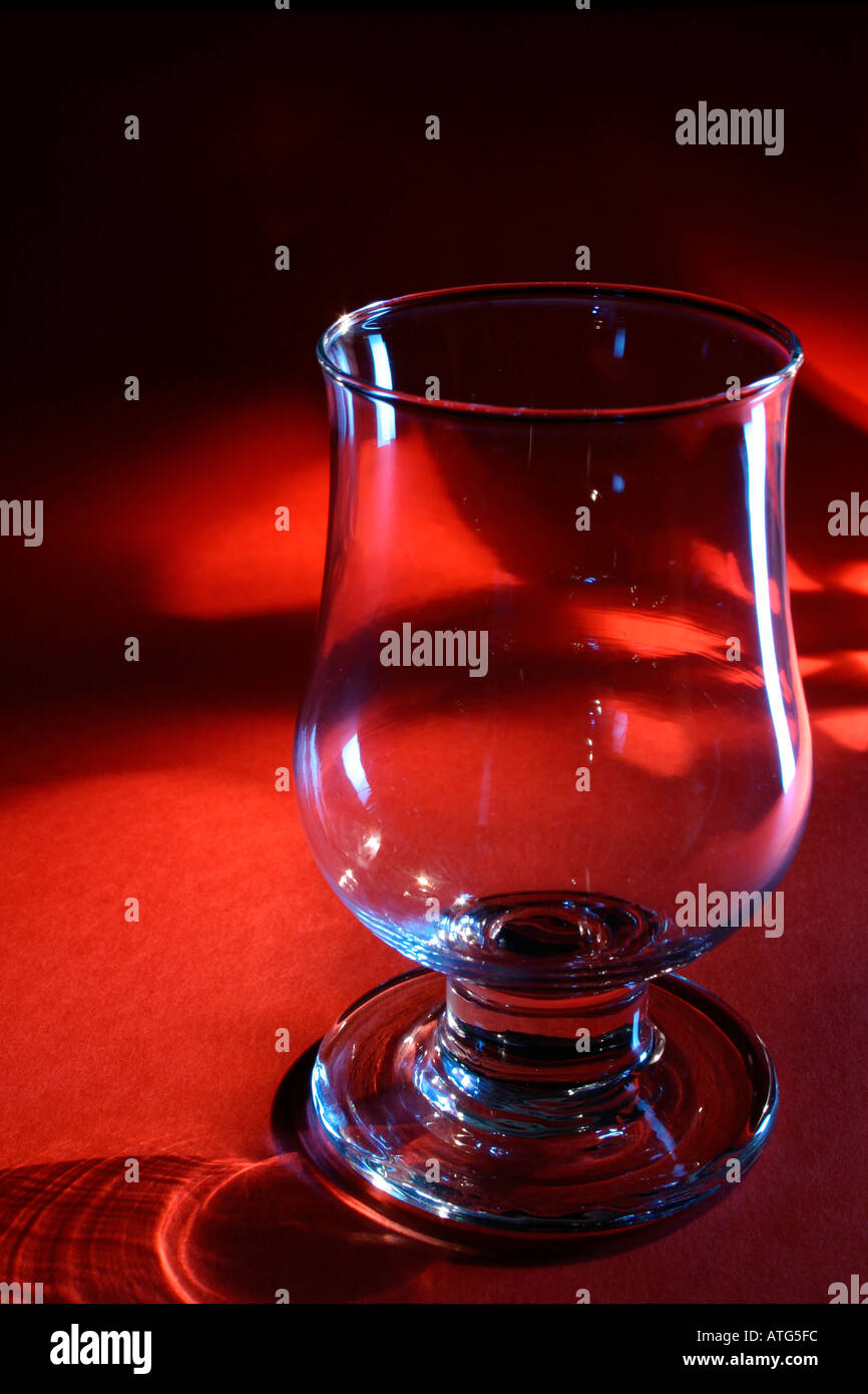 Leere Lager Glas. Stockfoto