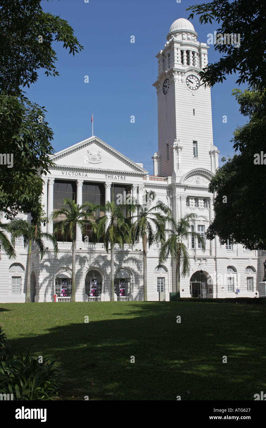 Victoria-Konzerthalle und Theater-Singapur Stockfoto
