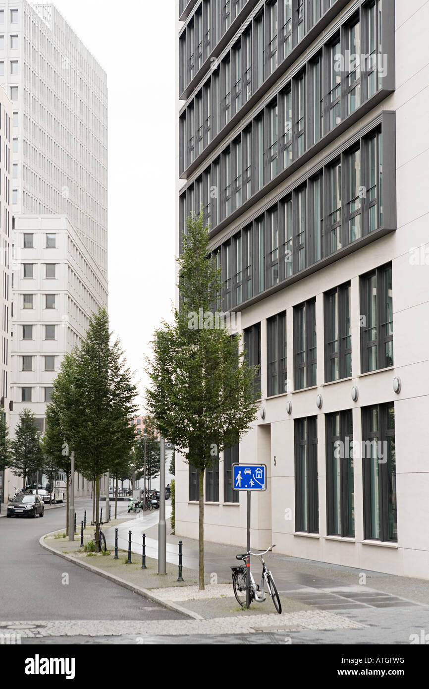 Eine Straße in berlin Stockfoto