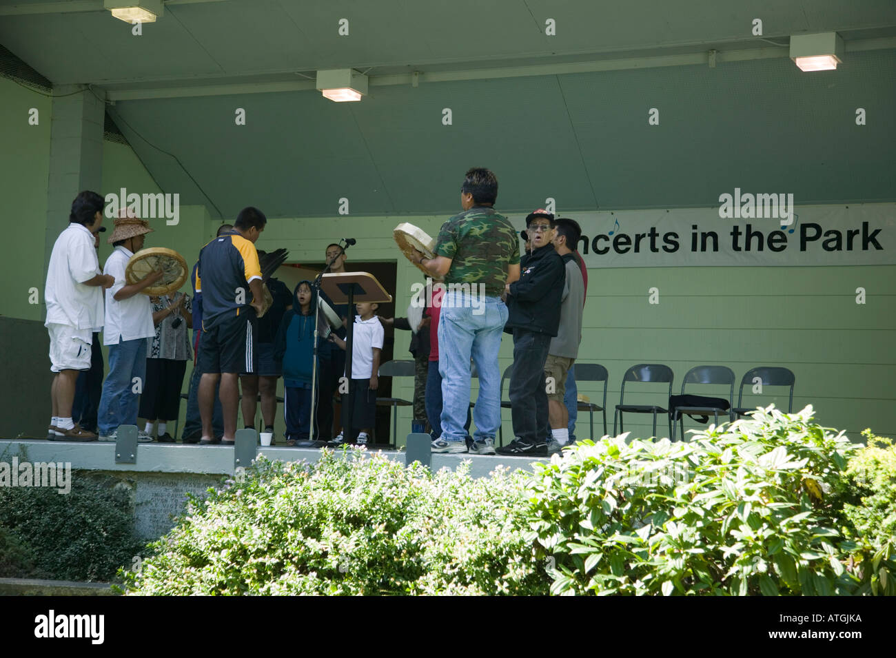 Beacon Hill Park Victoria British Columbia Kanada Stockfoto